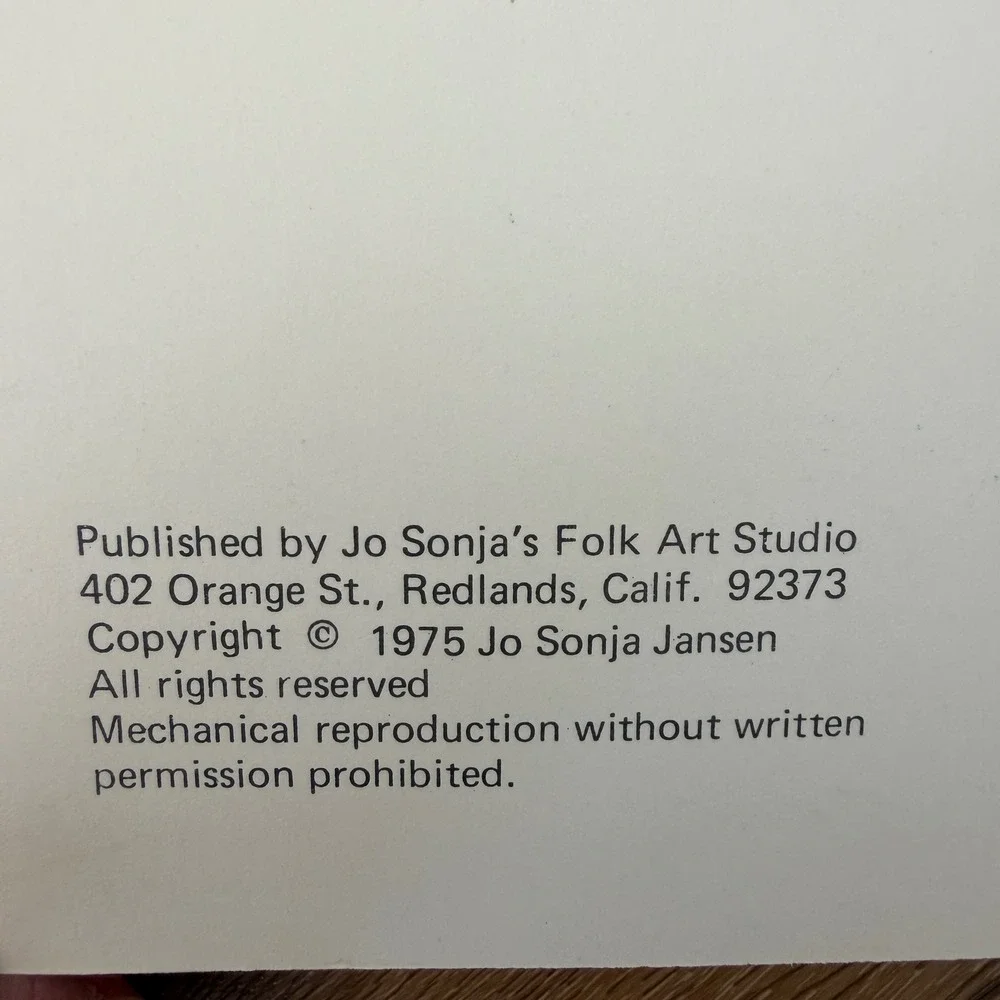 Vintage Jo Sonja Folk Art Expressions of Joy Painting Books Vol 1-5 Set 1975
